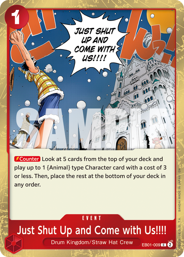 Just Shut Up and Come with Us!!!! (Pirate Foil)