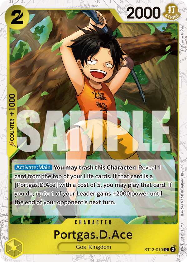 Portgas.D.Ace - ST13-010 (Pirate Foil)
