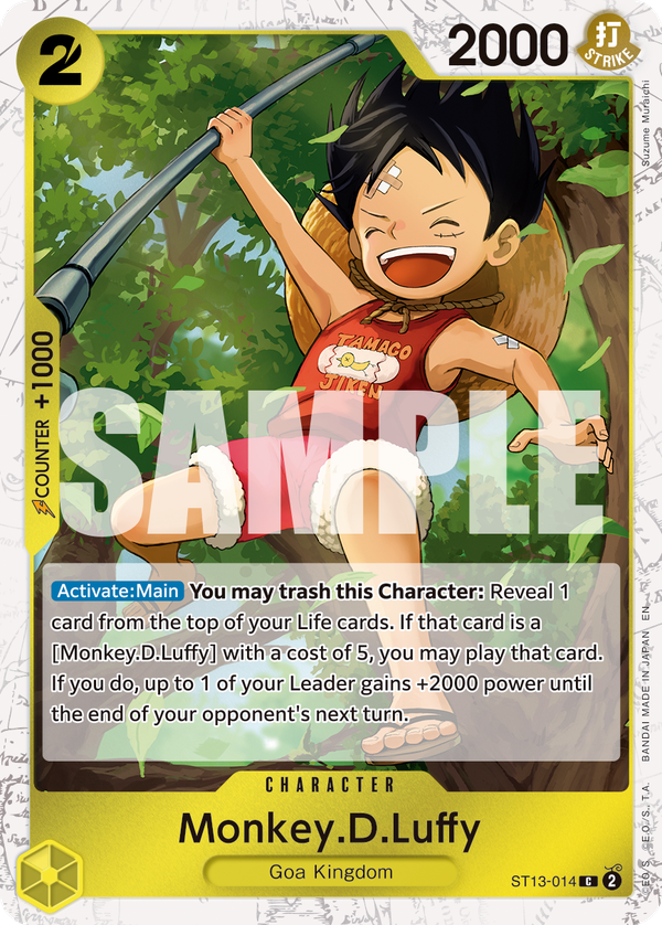 Monkey.D.Luffy - ST13-014 (Pirate Foil)