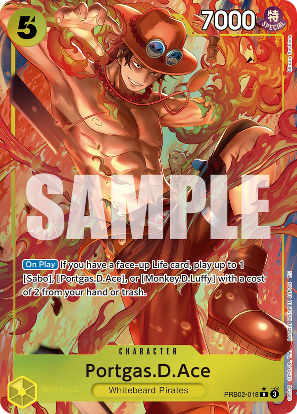 Portgas.D.Ace - PRB02-018 (Alternate Art)