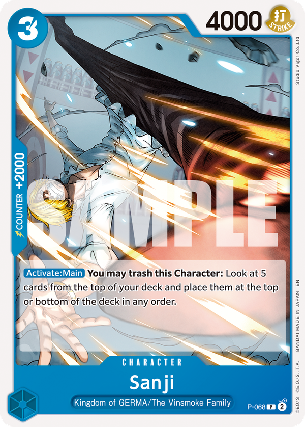 Sanji - P-068 (Reprint)