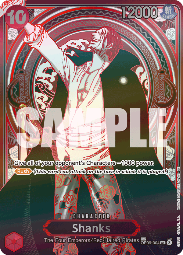Shanks - OP09-004 (SP, Silver)