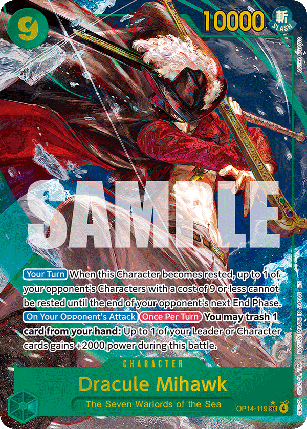 Dracule Mihawk - OP14-119 (Alternate Art)