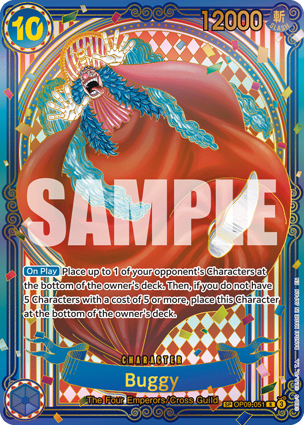 Buggy - OP09-051 (SP, Gold)