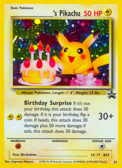 _____'s Pikachu - Wizards Black Star Promos