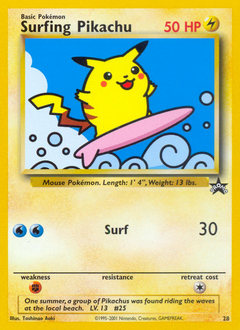 Surfing Pikachu - Wizards Black Star Promos
