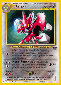 Scizor - Wizards Black Star Promos