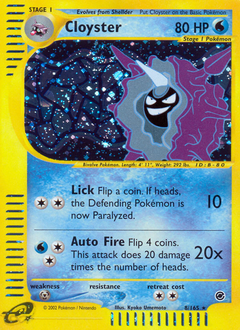 Cloyster - Expedition Base Set