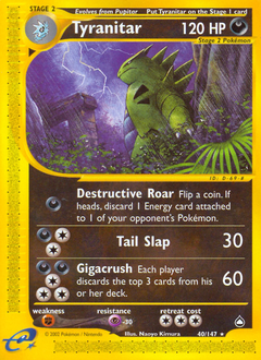 Tyranitar - Aquapolis