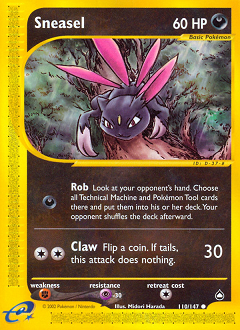 Sneasel - Aquapolis