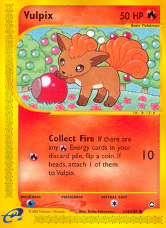 Vulpix - Aquapolis