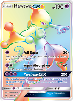 Mewtwo-GX - Shining Legends