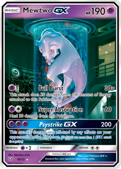 Mewtwo-GX - Shining Legends