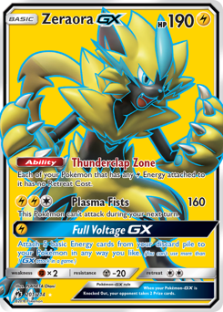 Zeraora-GX - Lost Thunder