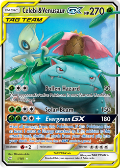 Celebi & Venusaur-GX - Team Up