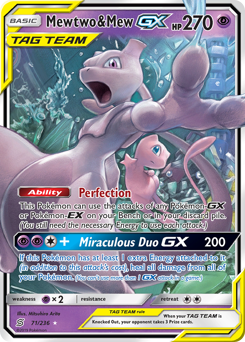 Mewtwo & Mew-GX - Unified Minds