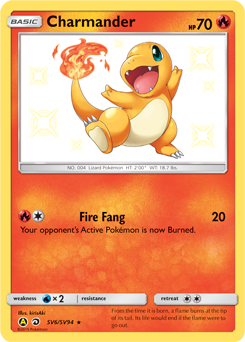 Charmander - Hidden Fates Shiny Vault