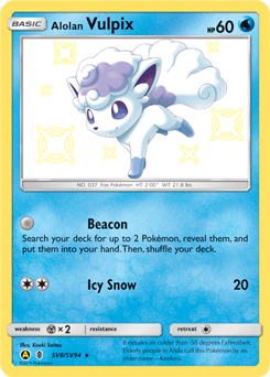 Alolan Vulpix - Hidden Fates Shiny Vault