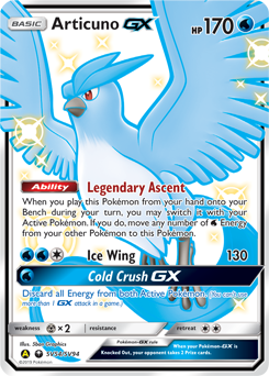 Articuno-GX - Hidden Fates Shiny Vault