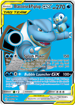 Blastoise & Piplup-GX - Cosmic Eclipse