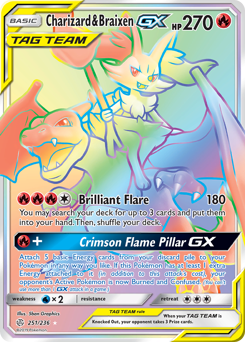 Charizard & Braixen-GX - Cosmic Eclipse