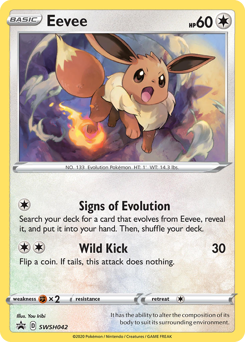Eevee - SWSH Black Star Promos