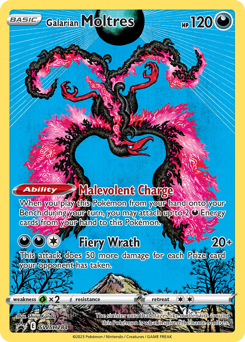 Galarian Moltres - SWSH Black Star Promos