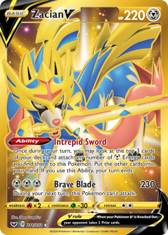 Zacian V - Sword & Shield