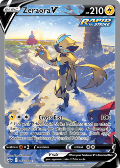 Zeraora V - Chilling Reign