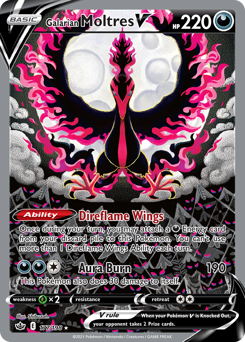 Galarian Moltres V - Chilling Reign