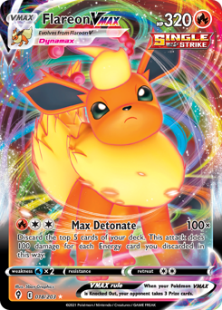 Flareon VMAX - Evolving Skies