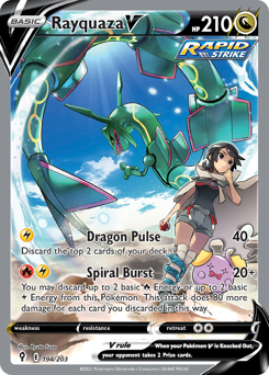 Rayquaza V - Evolving Skies
