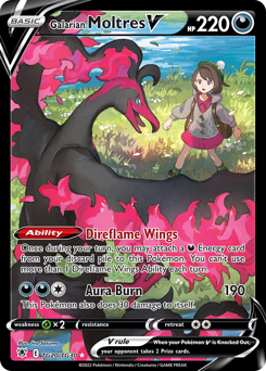Galarian Moltres V - Astral Radiance Trainer Gallery