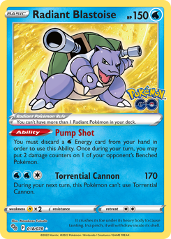 Radiant Blastoise - Pokémon GO