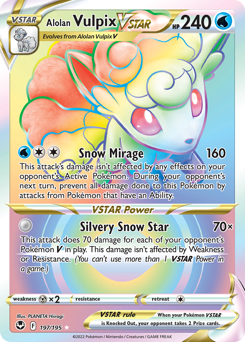 Alolan Vulpix VSTAR - Silver Tempest