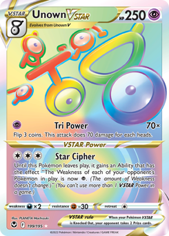 Unown VSTAR - Silver Tempest