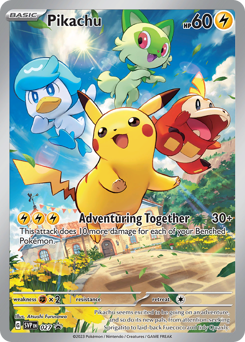 Pikachu - Scarlet & Violet Black Star Promos