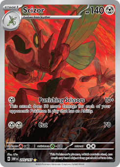Scizor - Obsidian Flames