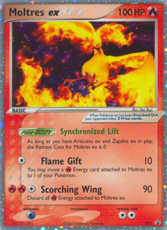 Moltres ex - Nintendo Black Star Promos