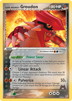Team Magma's Groudon - Team Magma vs Team Aqua