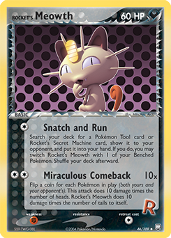 Rocket's Meowth - Team Rocket Returns