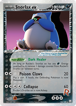 Rocket's Snorlax ex - Team Rocket Returns