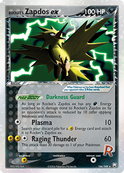 Rocket's Zapdos ex - Team Rocket Returns
