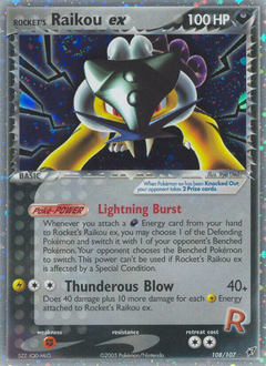 Rocket's Raikou ex - Deoxys