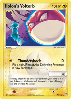 Holon's Voltorb - Delta Species