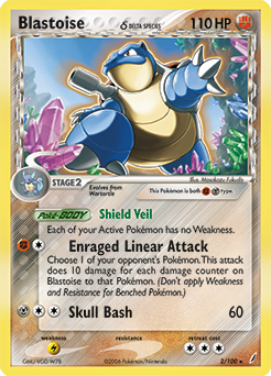 Blastoise δ - Crystal Guardians