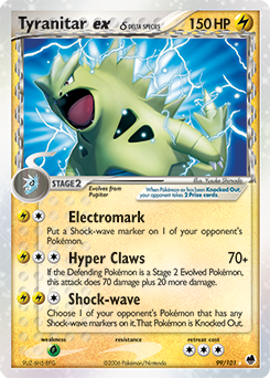 Tyranitar ex δ - Dragon Frontiers