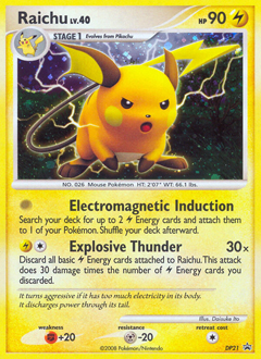 Raichu - DP Black Star Promos