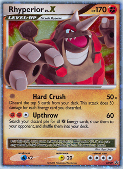 Rhyperior LV.X - DP Black Star Promos