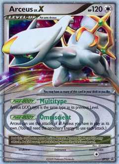 Arceus LV.X - DP Black Star Promos
